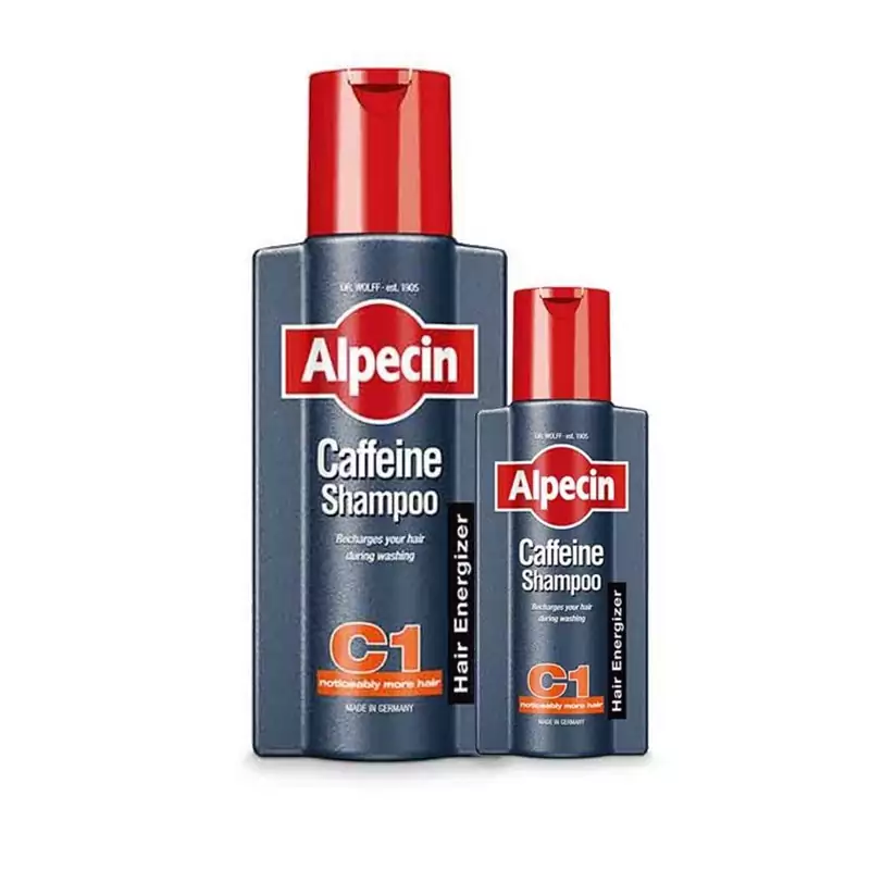 شامپو کافئین آلپسین مدل C1 حجم 250ml + 75ml