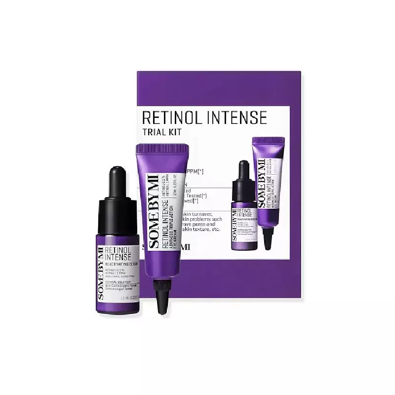 کیت سرم و کرم دور چشم سام بای می مدل Retinol Intense Trial Kit حجم 10 میلی لیتر