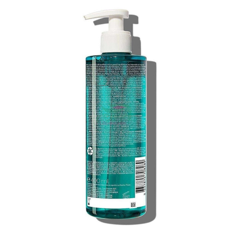 ژل شستشوی میکرو پیلینگ افکلار لاروش پوزای
