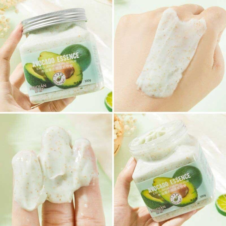 اسکراب شنی صورت و بدن عصاره هلو 300 میل