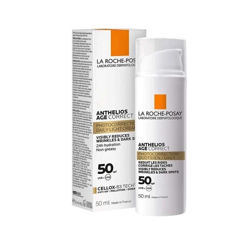 ضد آفتاب بی رنگ لاروش پوزای مدل AG CORRECT حجم 50 میلی لیتر