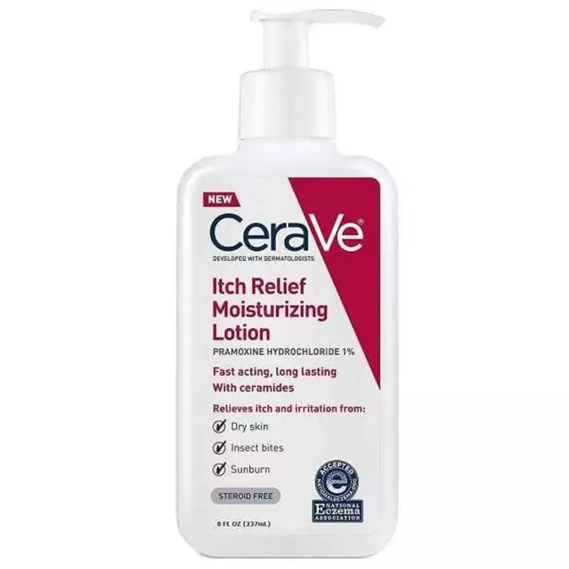 لوسیون کرم مرطوب کننده و ضد خارش سراوی CeraVe مدل Itch Relief حجم 237 میل