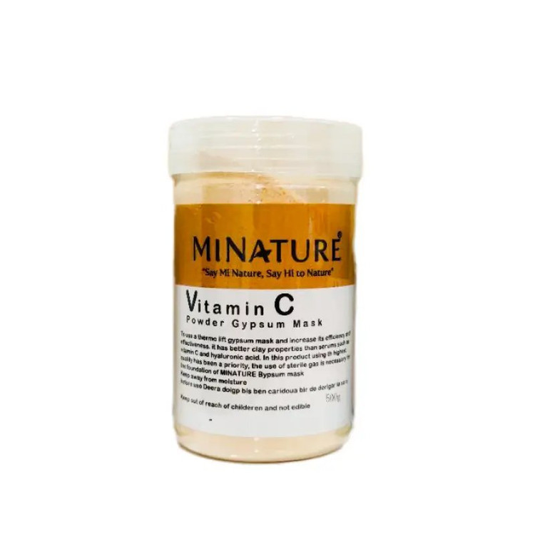 ماسک گچی روشن کننده عصاره ویتامین سی برند میناتور MINARURE حجم 500گرم