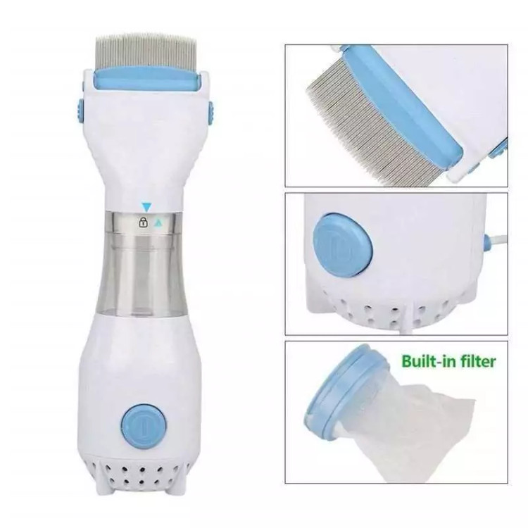 پکیج شانه الکتریکی شپش گیر برند v-comb اصلی