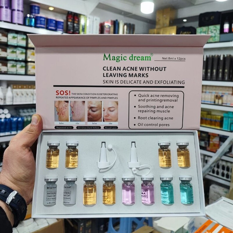 پک 12 عددی کوکتل درمانی صورت مجیک دریم Magic dream