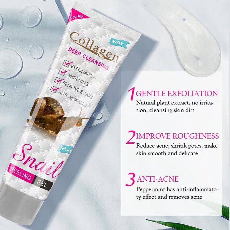 ژل لایه بردار کلاژن حلزون Collagen Snail