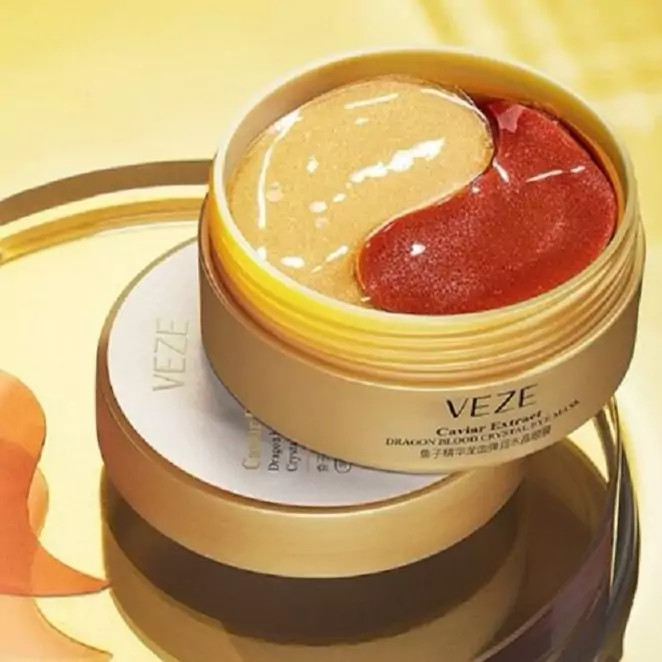 پچ زیر چشم خاویار و طلا برندVEZE پک 60 عددی