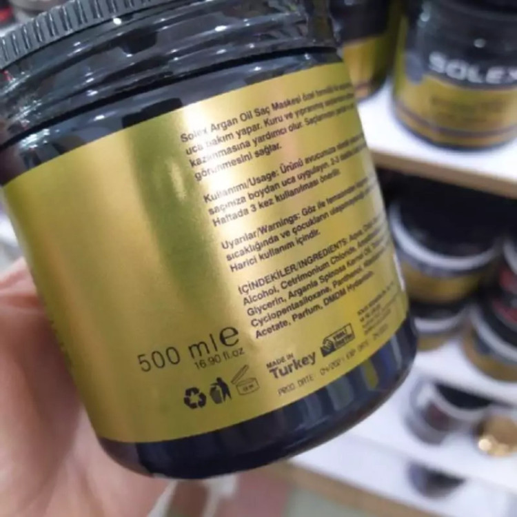 ماسک مو ترمیم کننده آرگان سولکس 500 میل اصل