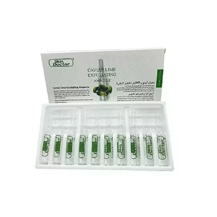 ویال لایه بردار لیمو خاویار دکتر اسکین بسته 10 عددی اصل