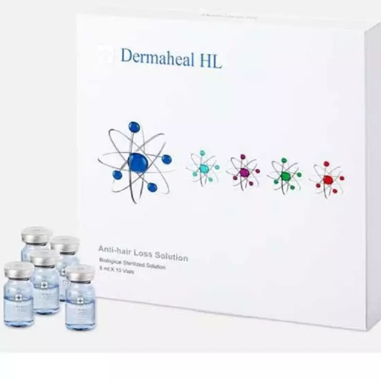 کوکتل تقویت مو درماهیل HL اصل کره پک10عددی