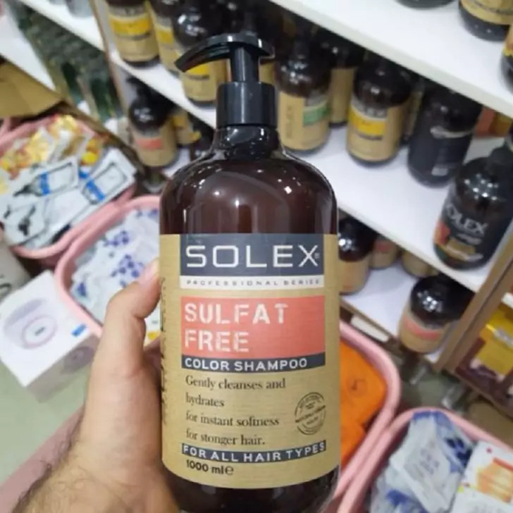 شامپو بدون سولفات سولکس برای مو رنگ شده 1000 میل اصل