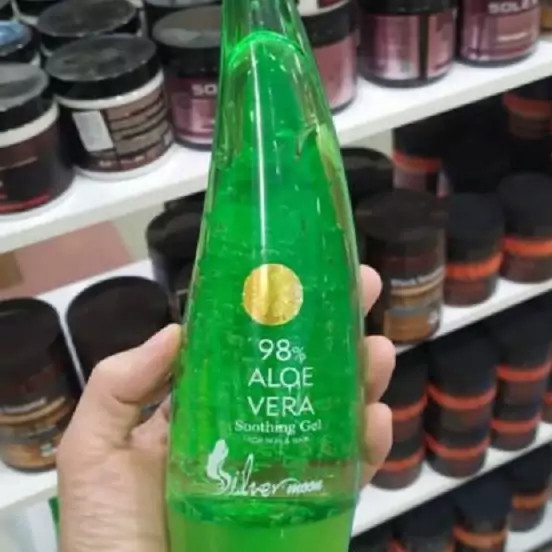 ژل شاخکی آبرسان آلوئه ورا سیلور تایلندی 98درصد اصل