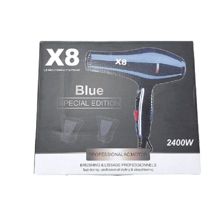 سشوار X8 موتور سنگین سالنی با قدرت 2400 وات