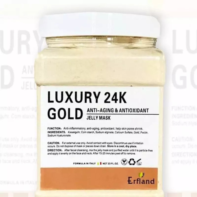 ماسک پودری هیدروژلی طلا ارفلند 650 گرم اصل